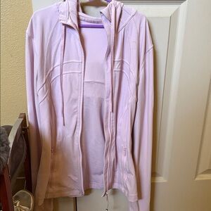 lululemon athletica Light Pink Hoodie